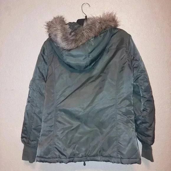 Womens the original Arizona Coat Army green size Large - Picture 2 of 13